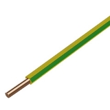 H07V-U 4,00 zeleno-žltý