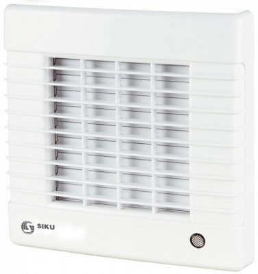 Ventilátor SIKU 125 AZTL aut.žal.dobeh,lož.+čas