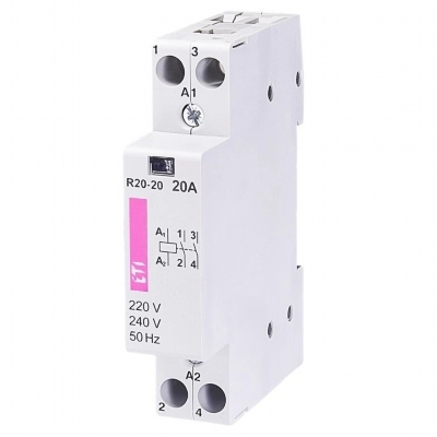 Stýkač mod. 20A 230VAC 2NO R20-20